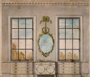Design for a room by Linnell John